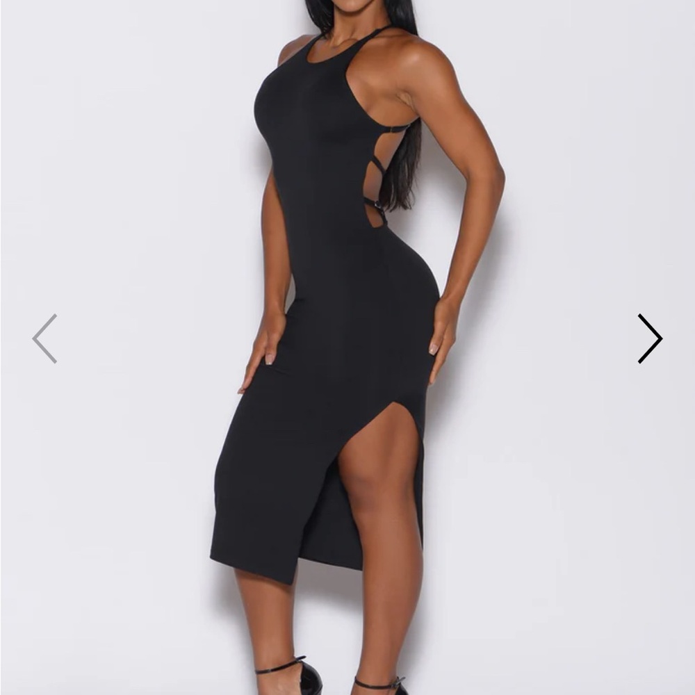 Bombshell Sportswear Black Backless Dress